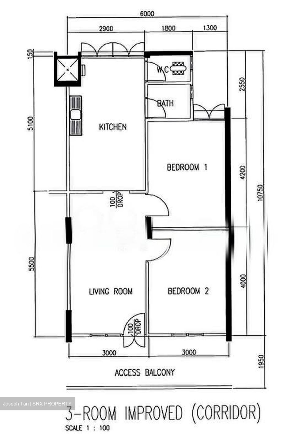 Blk 93 Whampoa View (Toa Payoh), HDB 3 Rooms #580264401
